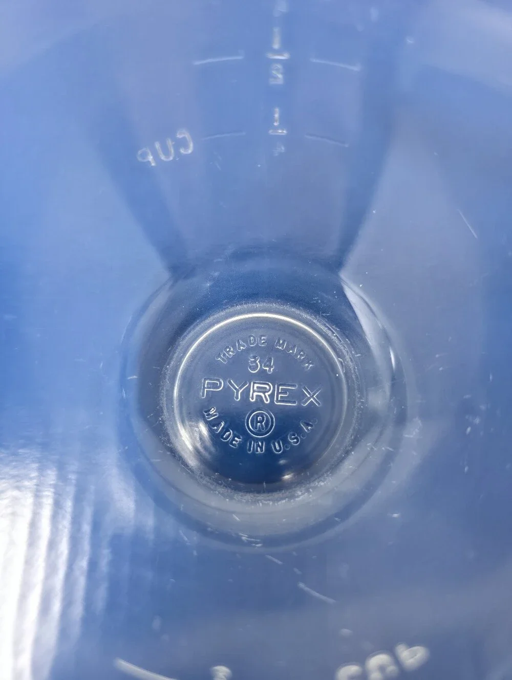 VTG Pyrex Teardop Measuring Cup 1 Cup Vintage Glass 1960s
